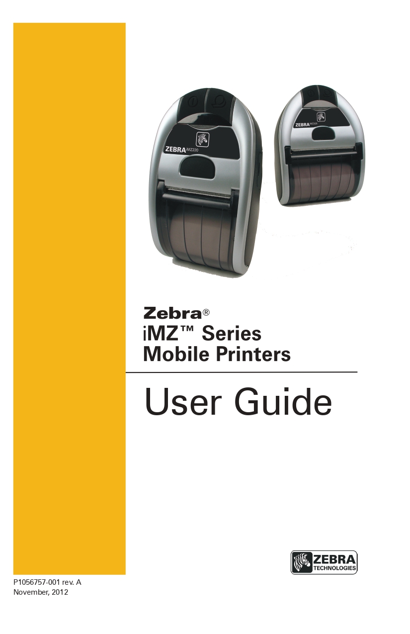 Imz 320 Zebra Mobile Printers Ois Support 5585